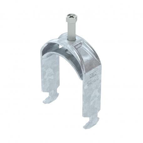 Clamp clip 2056, H-foot, single, metal pressure trough, A4 52 | 58 | 5