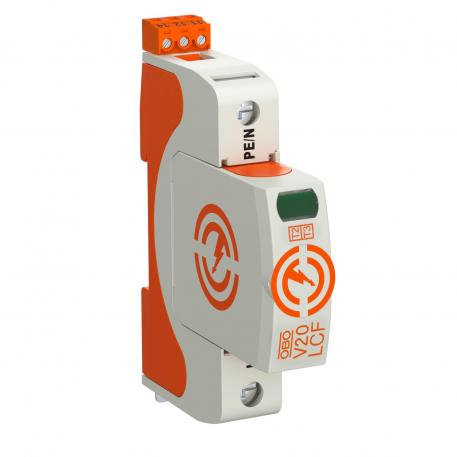 V20 surge arrester, leakage current-free, 1-pole + FS 1 | 280 | IP 20