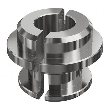 Potential connection for isCon® Basic and Professional in the isFang IN insulated air-termination rod 20 | 49.9 | 35