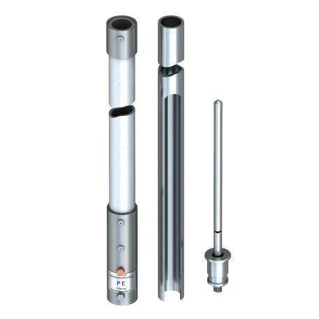 Insulated air-termination rod for inner-routed isCon® conductor with side exit 6000 | 