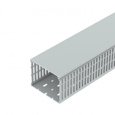 Wiring trunking, type LK4H N 80100 2000 | 100 | 80 | Base perforation | Light grey; RAL 7035