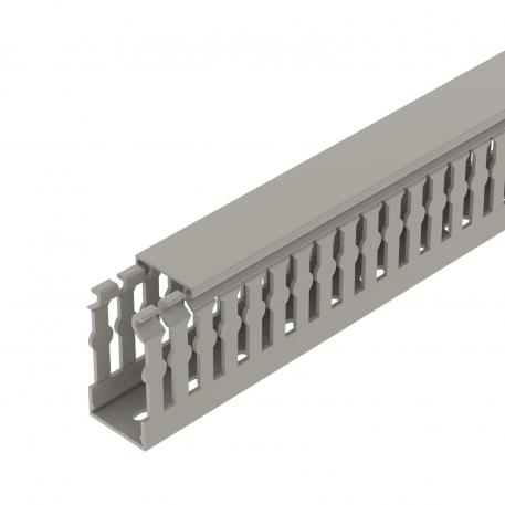 Wiring trunking, type CABLIX 6030 S 2000 | 30 | 60 | Base perforation | Stone grey; RAL 7030