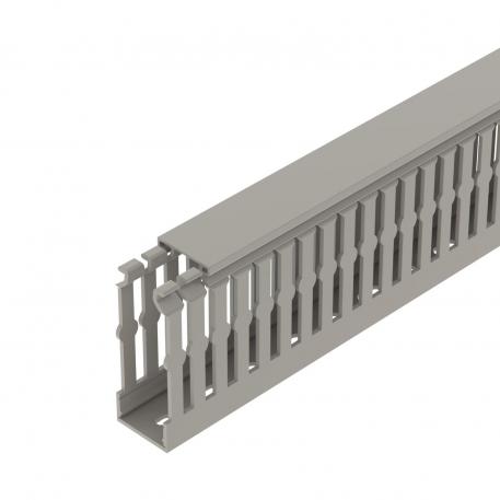 Wiring trunking, type CABLIX 8030 S 2000 | 30 | 80 | Base perforation | Stone grey; RAL 7030