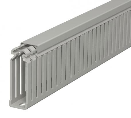 Wiring trunking, type LKV 75025 2000 | 25 | 75 | Base perforation | Stone grey; RAL 7030